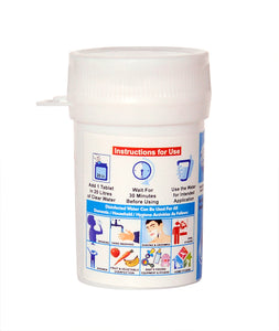 Aquapura Hygiene 20 - Water Purification Tablets for Drinking & Hygiene at Home/Workplace - Each Tablet for 20 Litres Water