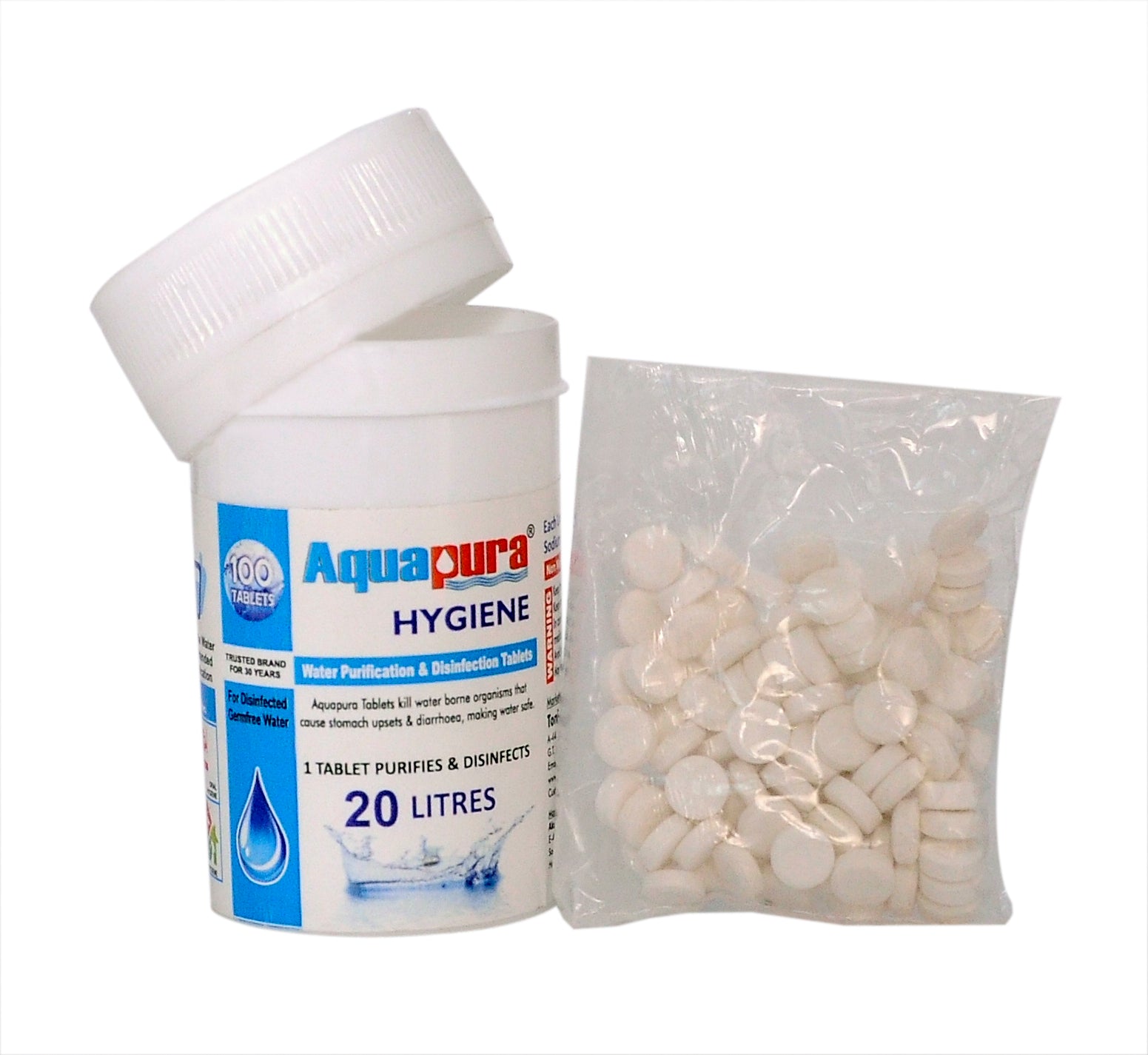 Aqua Clean AC 1 - Compresse Per Disinfezione Acqua, Confezione Da 100 Tablets - Foto 9